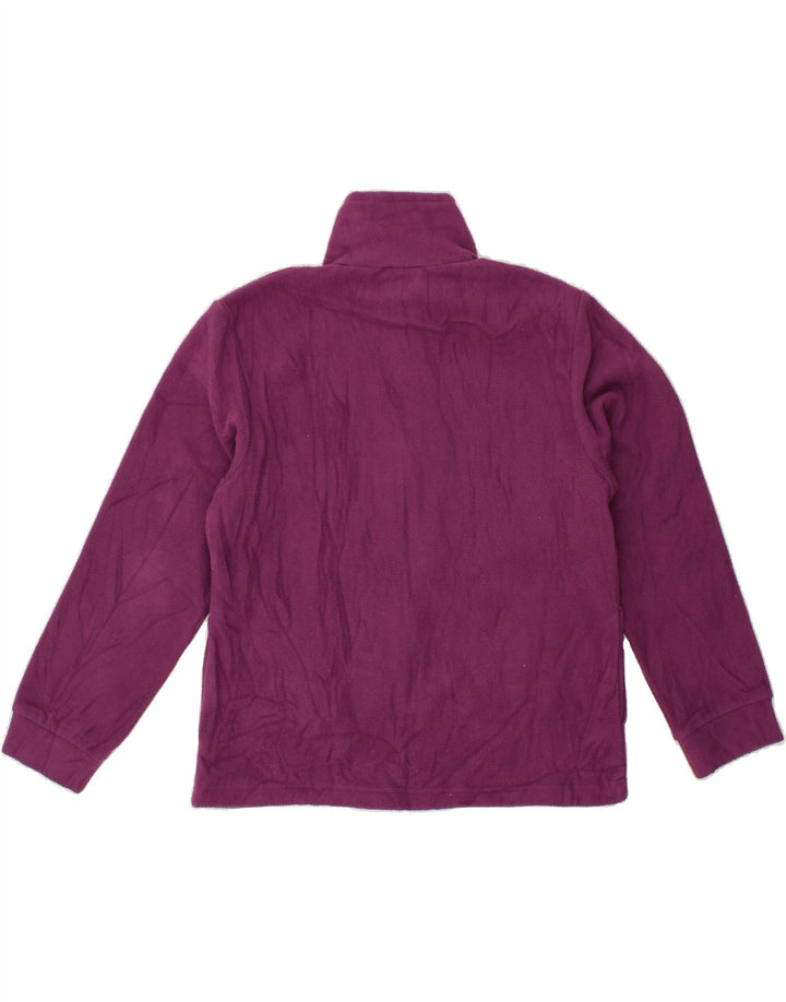 CANADA LOGAN Womens Fleece Jacket UK 14 Medium Purple Polyester Vintage Canada Logan and Second-Hand Canada Logan from Messina Hembry 
