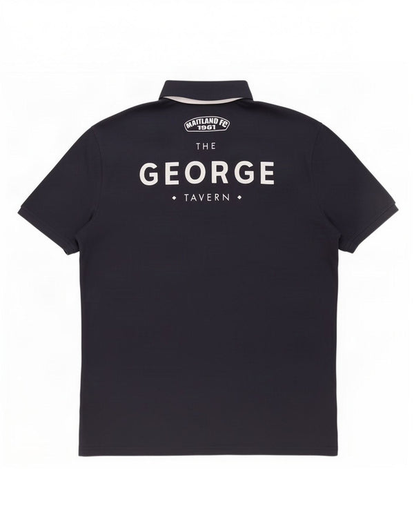 Polo da rugby grafica da uomo Umbro XL poliestere nero