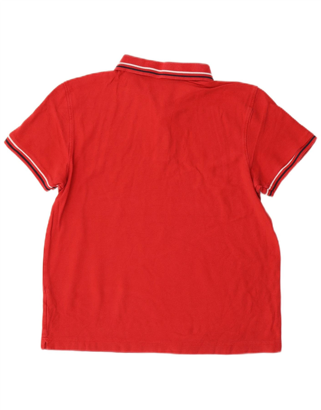 Polo da uomo Lotto Life in cotone rosso medio