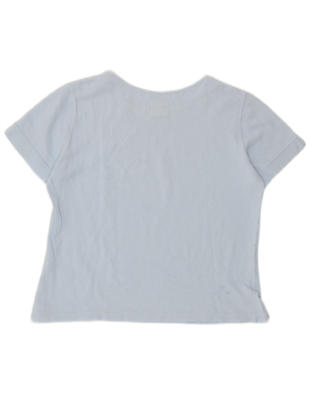 T-shirt corta da donna Lacoste taglia 42 grande in cotone blu