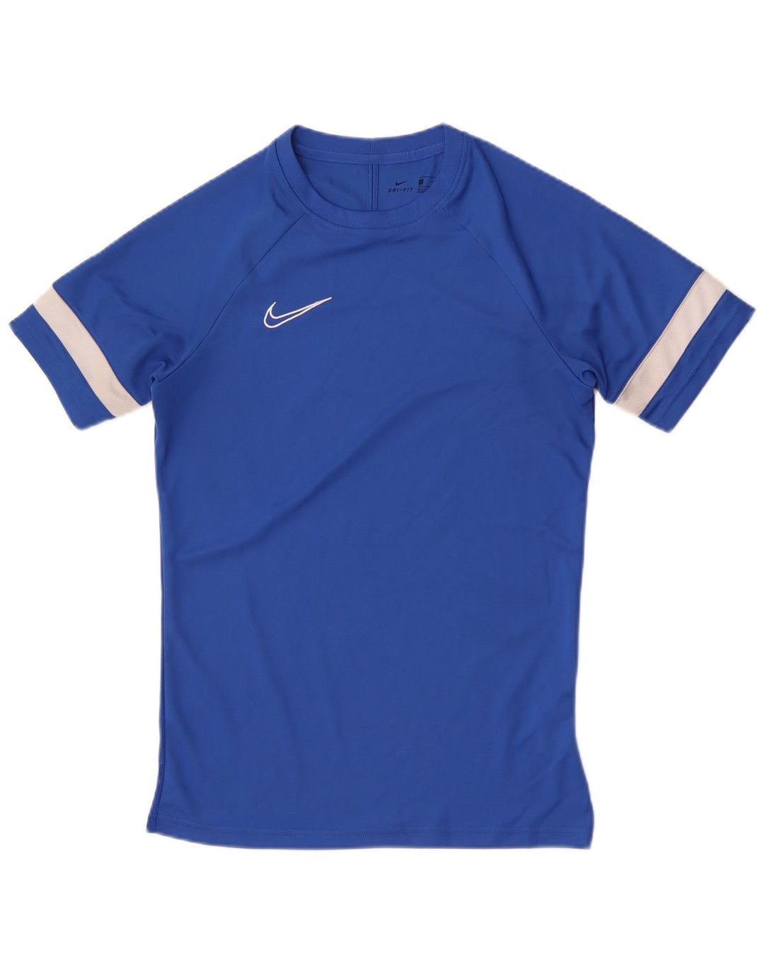 NIKE T-shirt da uomo Dri Fit Top Small Blu in poliestere color block