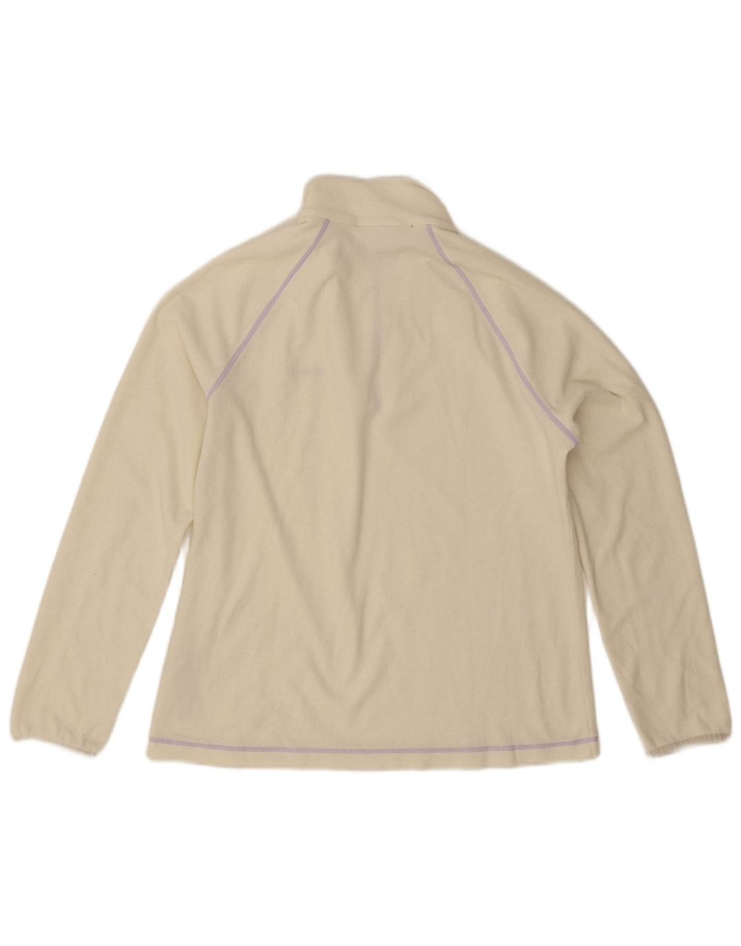 Maglione in pile da donna con collo con zip Lotto UK 20 2XL Poliestere giallo