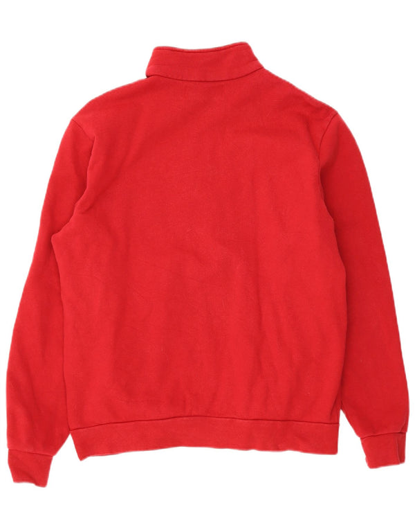 Felpa Kappa Uomo con Zip Collo Maglione XL Rosso Cotone