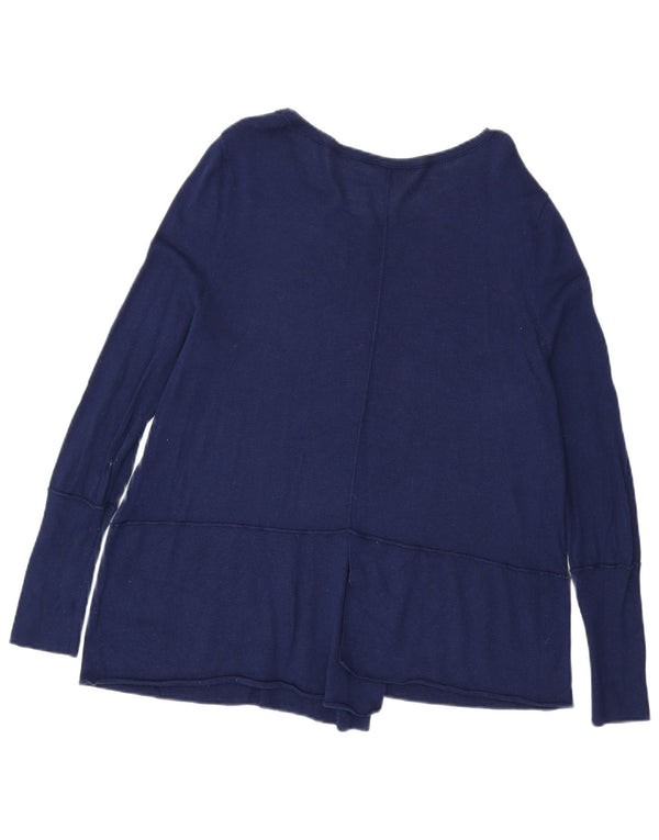Maglione da donna con scollo a barca Phase Eight UK 16 Large in viscosa blu navy