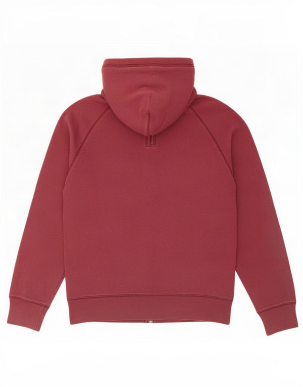 Maglione con cappuccio e zip grafica da uomo Gap piccolo in cotone bordeaux