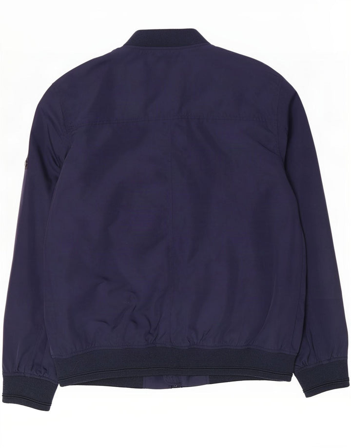 Giubbotto bomber da uomo Ben Sherman UK 40 grande poliestere blu navy