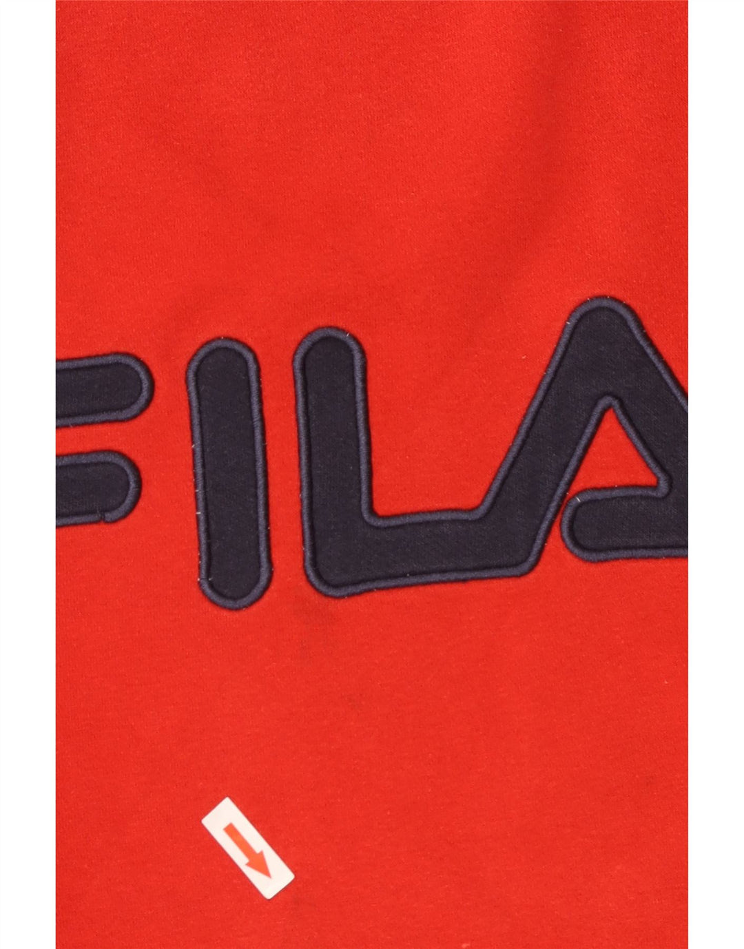 Felpa grafica da uomo Fila Maglione piccolo cotone rosso