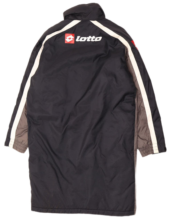 Cappotto da uomo Lotto UK 36 Small Nero Colourblock Nylon Sportivo