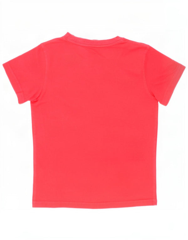 Maglietta grafica per ragazze Puma Top 7-8 anni in cotone rosso