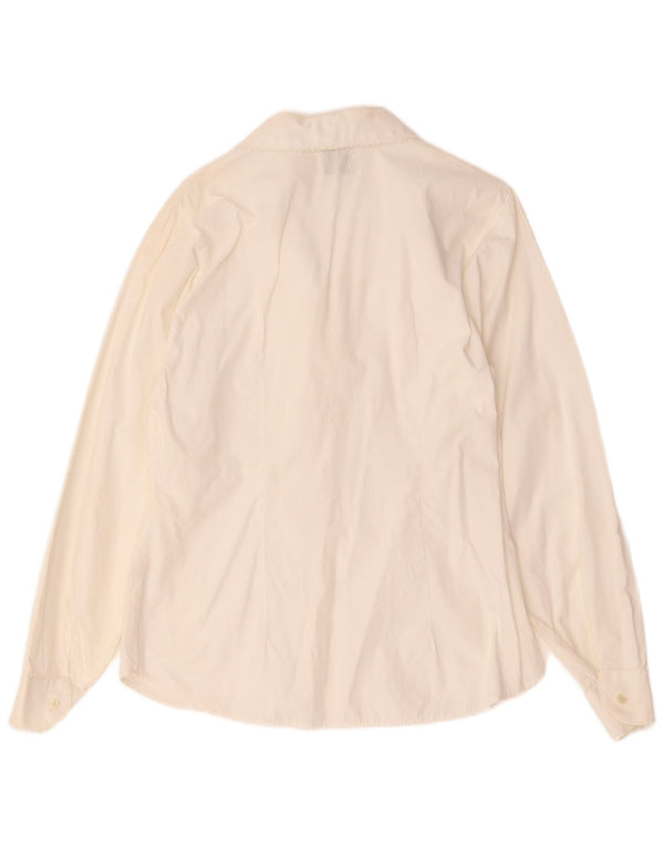 Camicia da smoking da donna Benetton UK 12 Medium White