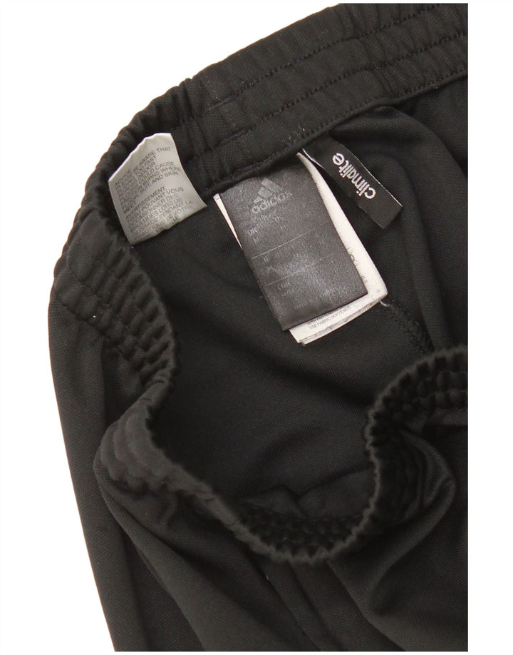 Pantaloni da tuta Adidas Climalite da donna UK 12 Medium Black Colourblock