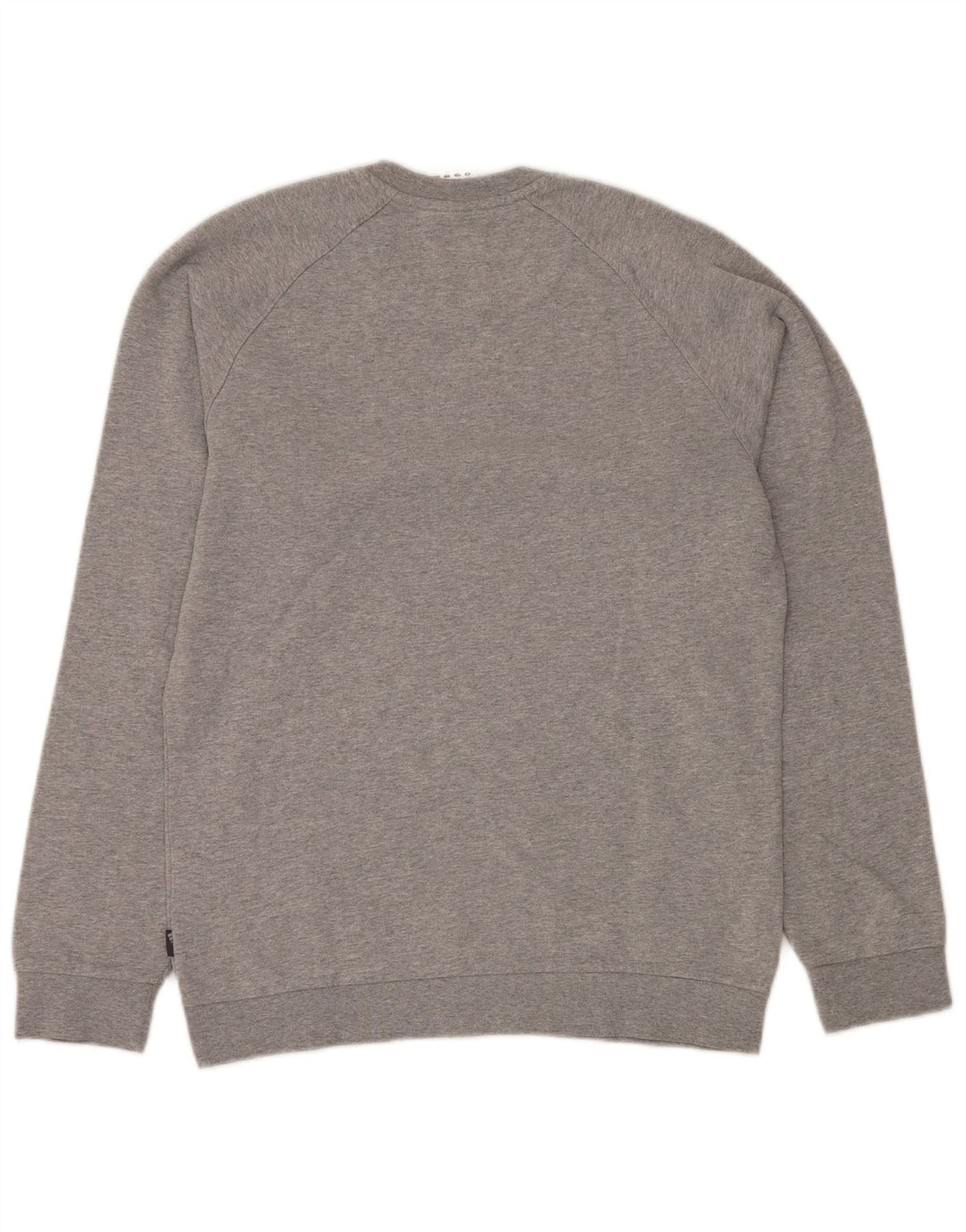 Felpa ADIDAS da uomo maglione piccolo cotone grigio
