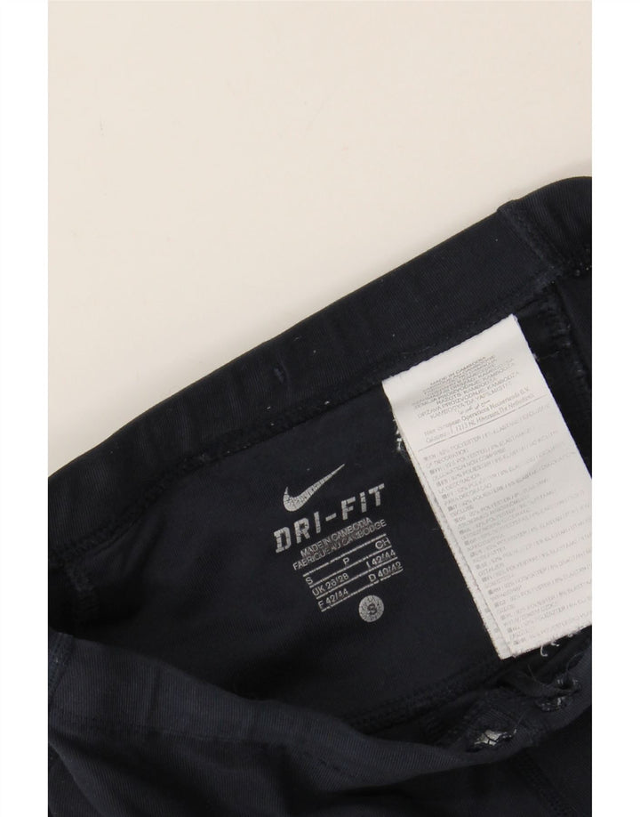 NIKE Mens Dri Fit Tracksuit Trousers Small  Black Polyester Vintage Nike and Second-Hand Nike from Messina Hembry 