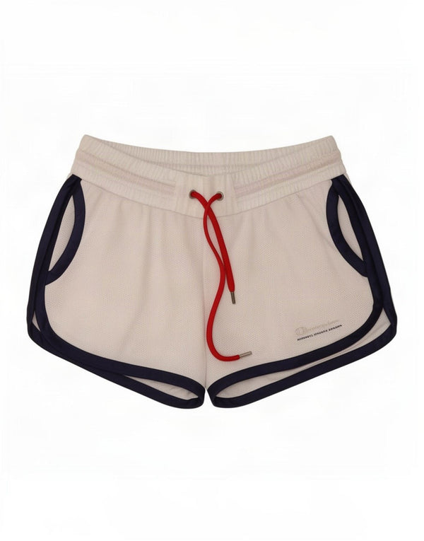Pantaloncini sportivi Champion da donna UK 14 Large White Colourblock