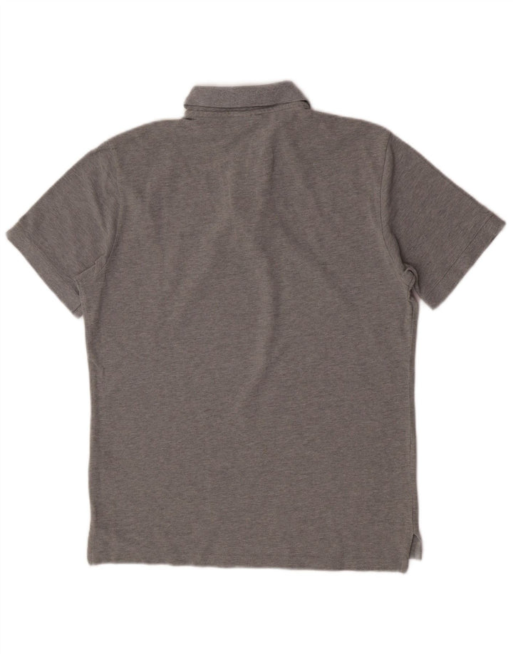 Polo Nike da uomo in cotone grigio medio