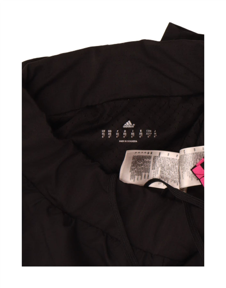 Pantaloncini sportivi Adidas da donna UK 6 XS poliestere nero