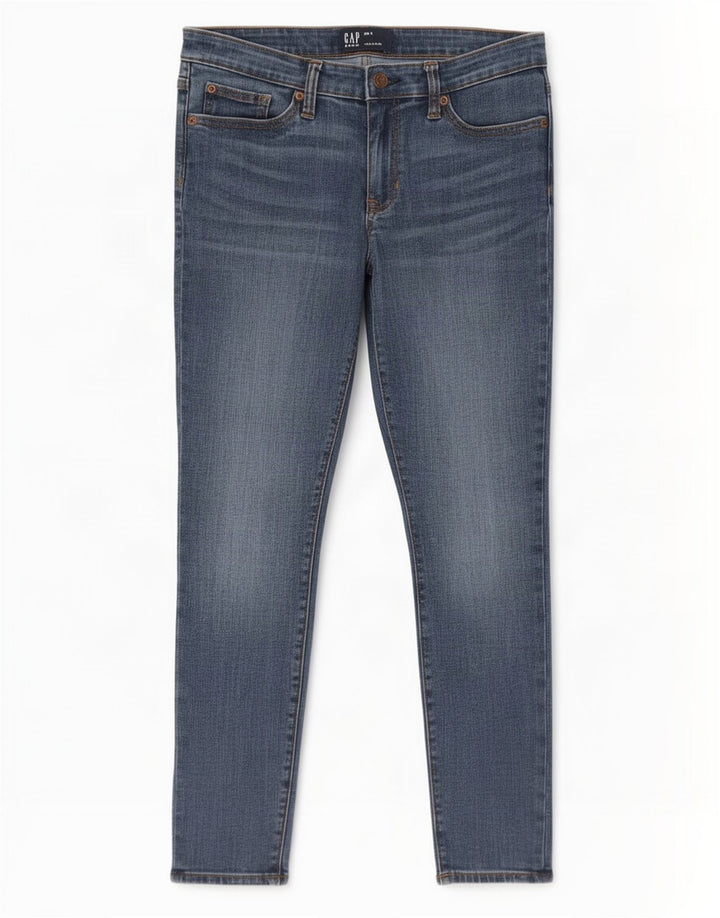 Jeans corti con legging da donna Gap W30 L25 cotone blu