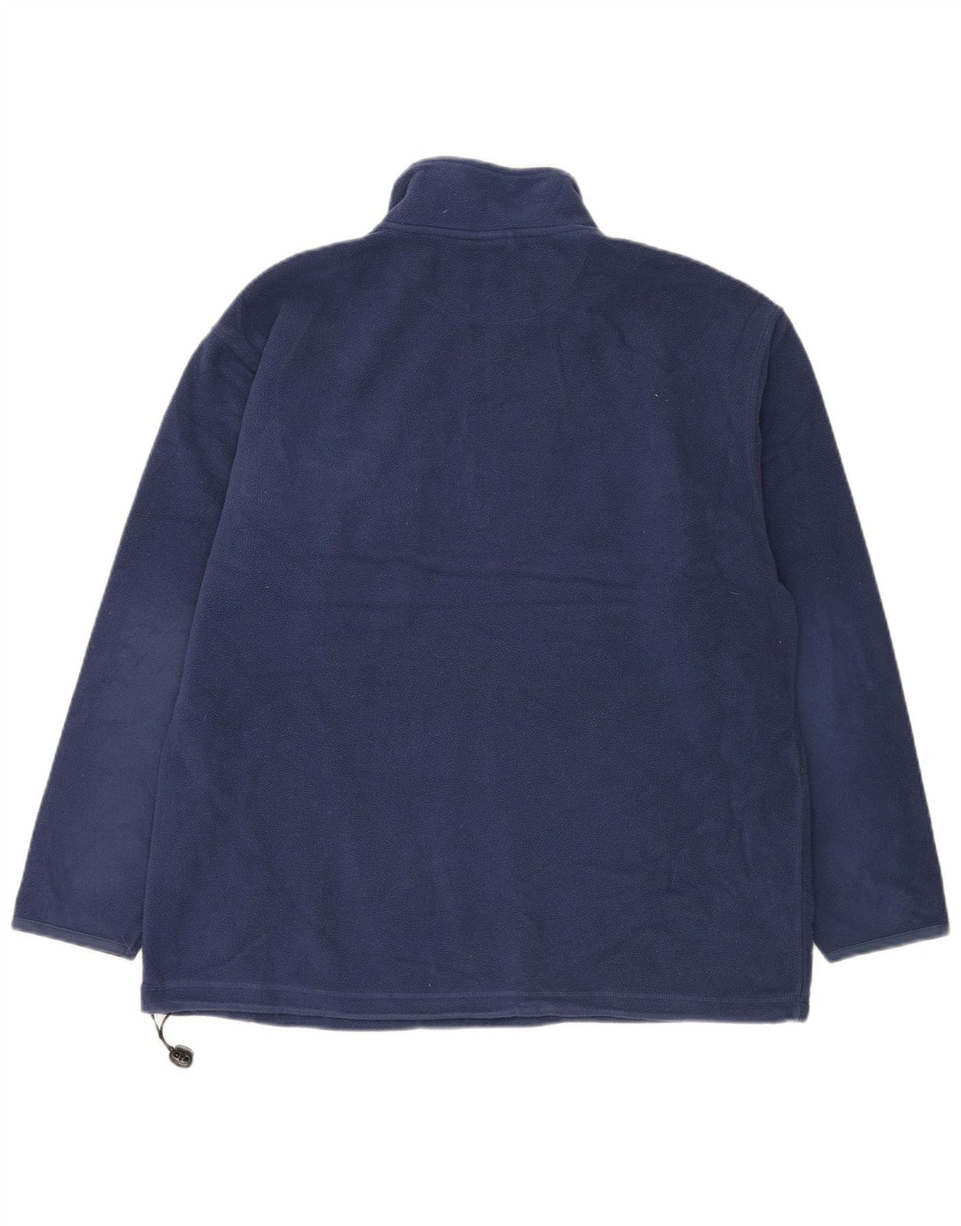 Maglione in pile Marks & Spencer da uomo blu Harbour con zip e collo medio blu navy