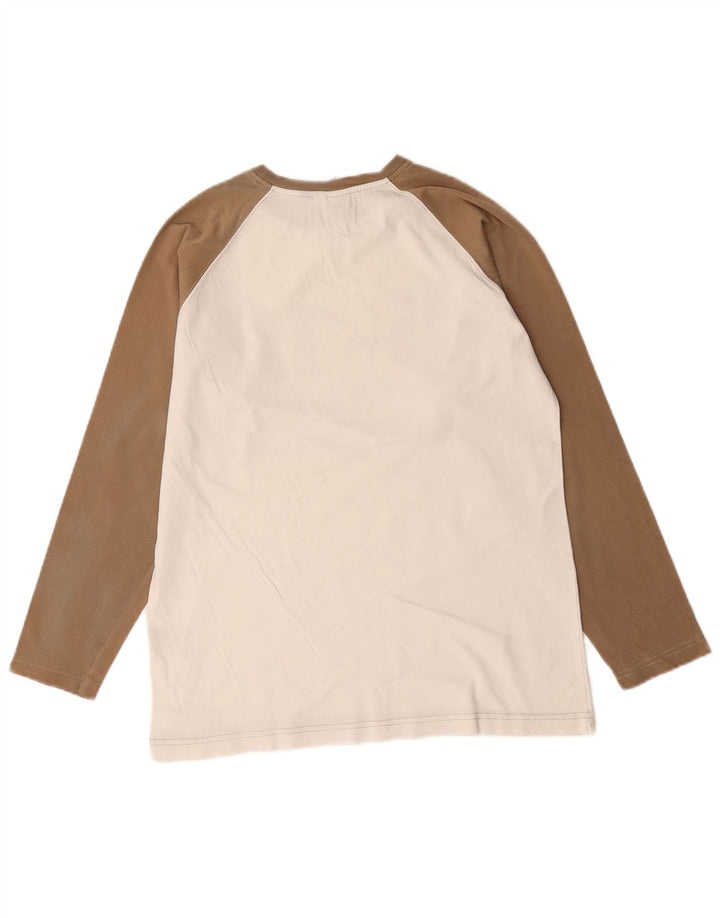 Murphy & Nye Top grafico da ragazzo a maniche lunghe 13-14 anni 2XL Colore bianco