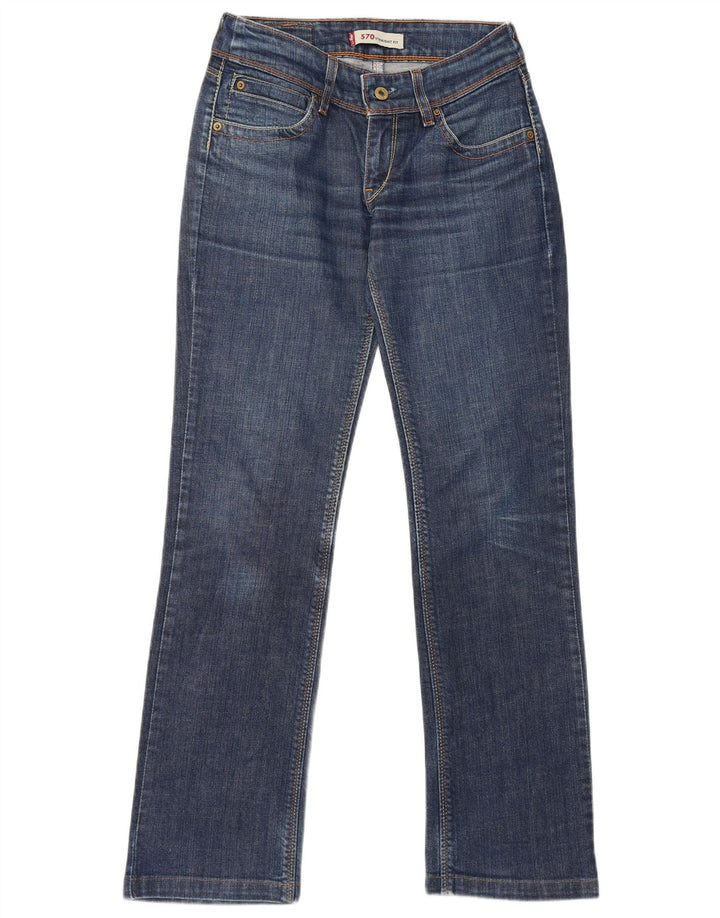Jeans dritti Levi's 570 da donna W29 L30 in cotone blu