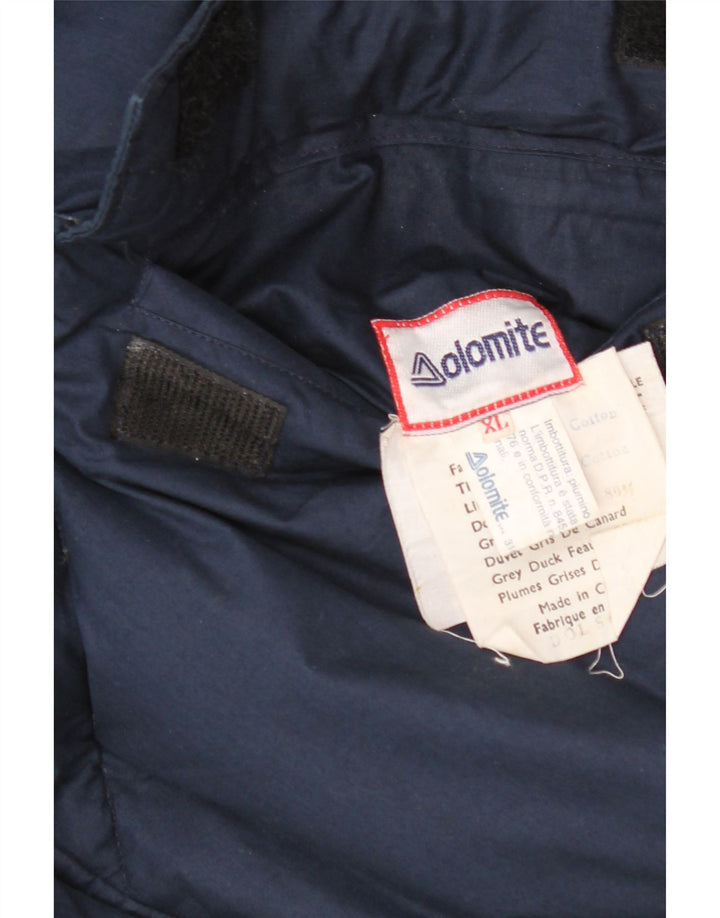 DOLOMITE Giacca imbottita reversibile da uomo UK 42 XL Cotone giallo