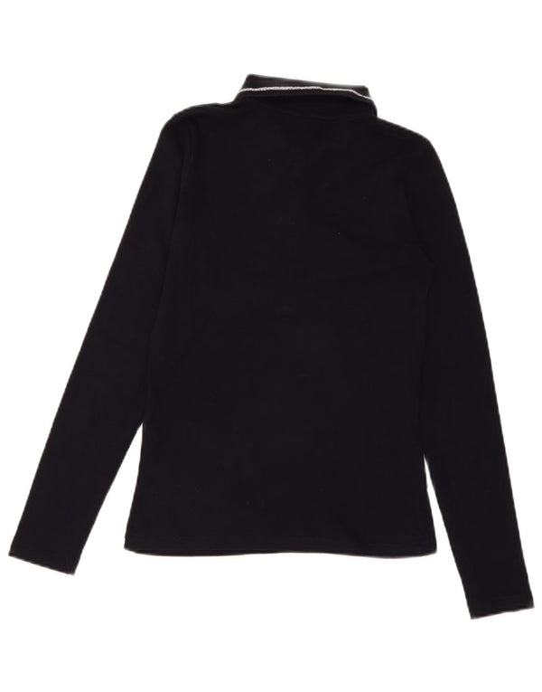 Polo a maniche lunghe da donna Guess By Marciano US 2 XS Nera