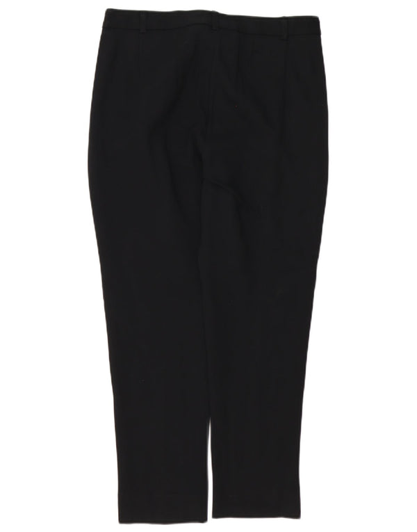 Pantaloni da abito Marks & Spencer da donna The Mia UK 12 Medium W30 L26 Nero