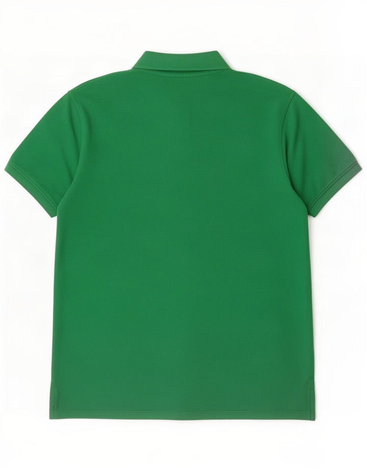 Polo da uomo Fila Large in cotone verde