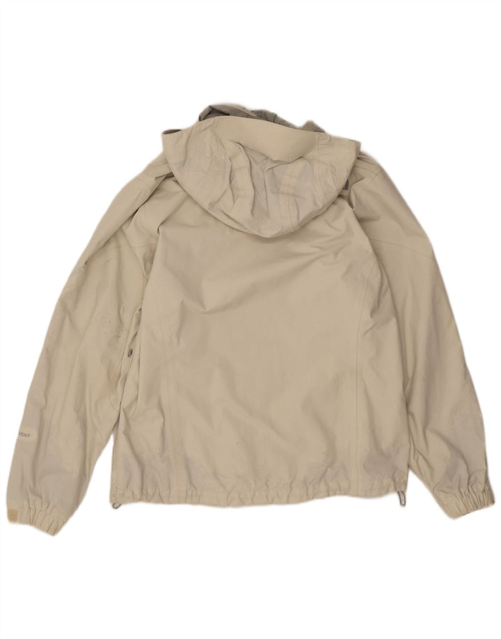 Giacca antipioggia con cappuccio da donna The North Face UK 14 Nylon verde medio
