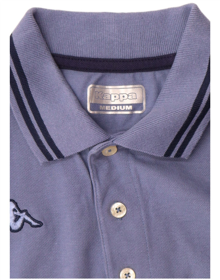 Polo Kappa Uomo Blu Medio in cotone
