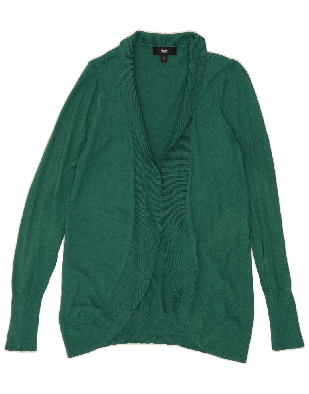 MOSSIMO Womens Open Cardigan Sweater UK 12 Medium Green Nylon Vintage Mossimo and Second-Hand Mossimo from Messina Hembry 