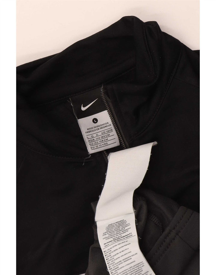 Giacca superiore della tuta da ragazzo Nike 12-13 anni Large in poliestere color block grigio