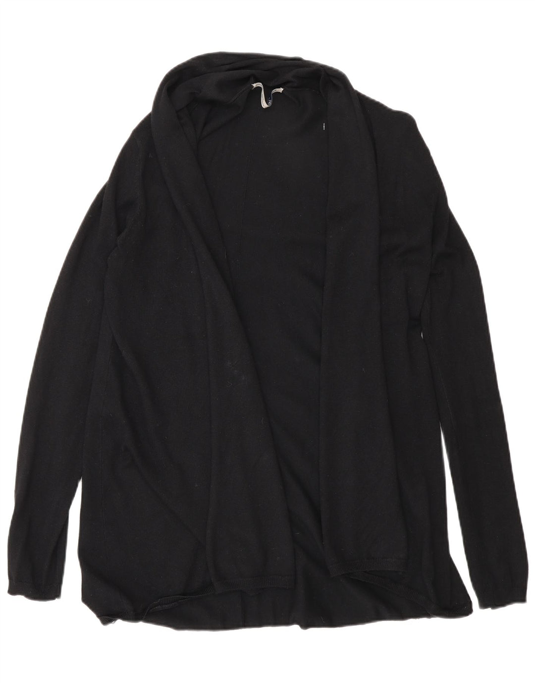 Maglione cardigan aperto da donna Zara UK 12 medio nero