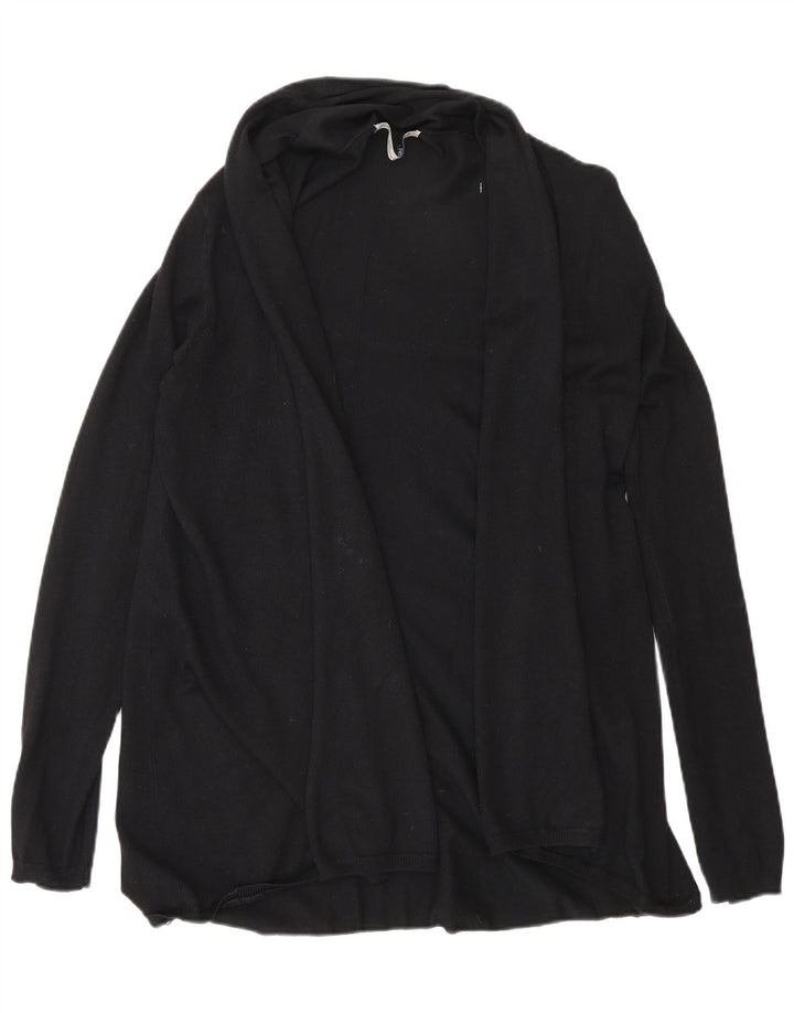Maglione cardigan aperto da donna Zara UK 12 medio nero