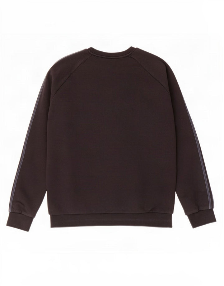 Felpa Adidas Uomo Maglione Grande Cotone Nero