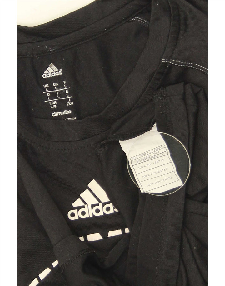 Adidas Uomo UNC Pembroke T-shirt grafica Top Large Nero Poliestere