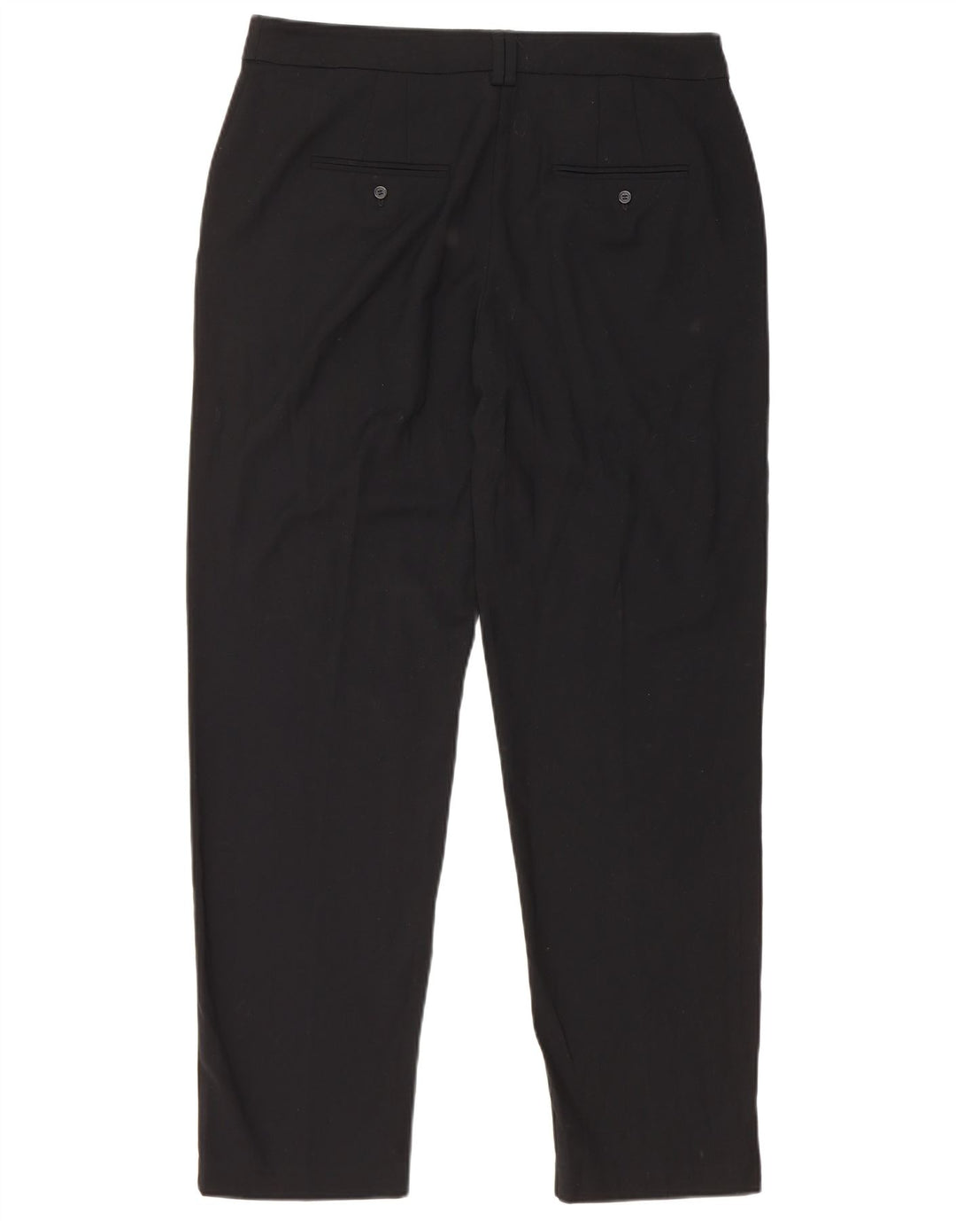 Pantaloni chino da donna Marks & Spencer UK 12 medi W34 L29 neri