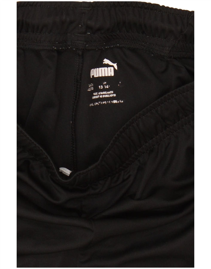 Pantaloncini sportivi Puma da ragazzo 13-14 anni in poliestere nero