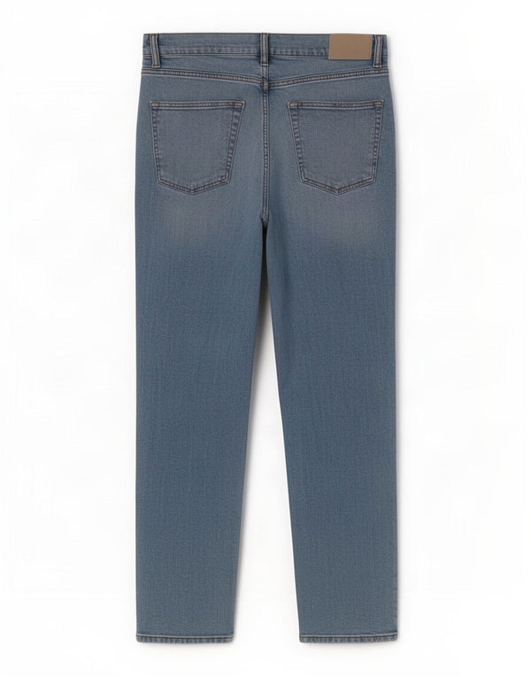 Jeans slim da uomo Zara EU 42 Large W32 L30 Blu