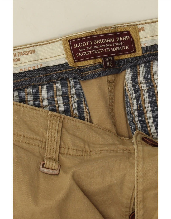 Pantaloncini cargo da uomo Alcott IT 46 Small W34 Cotone beige