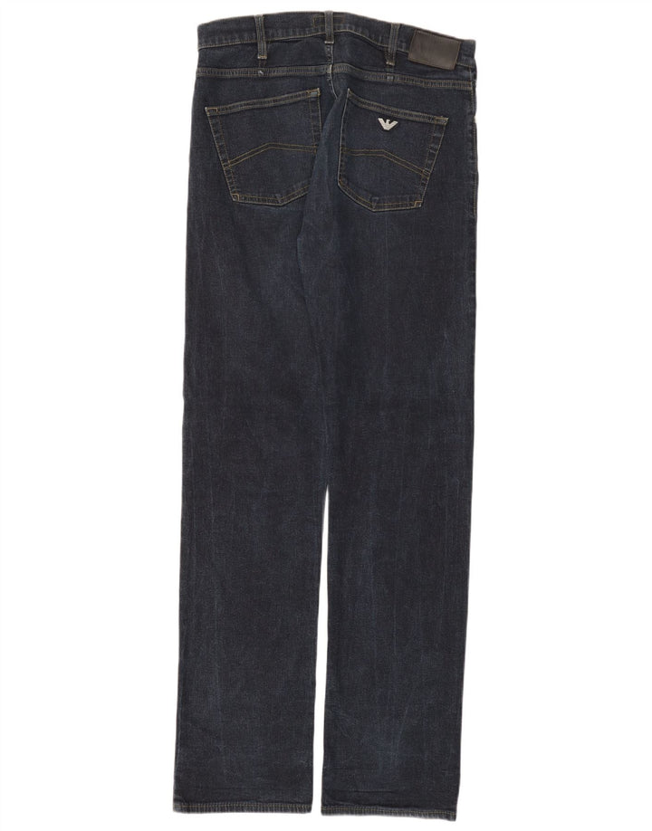Jeans dritti da donna Armani Jeans W33 L34 Blu navy