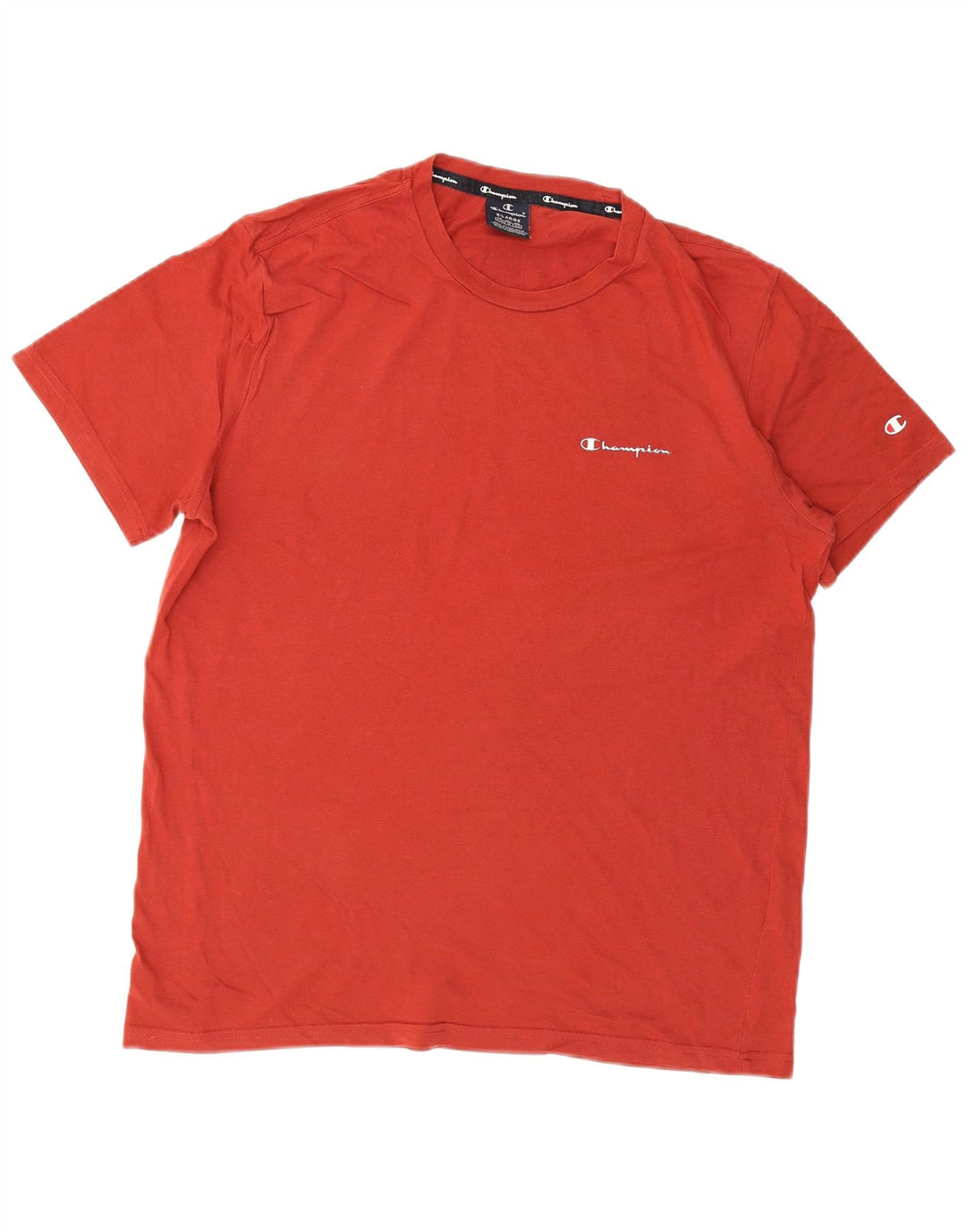 T-shirt da uomo CHAMPION Top XL in cotone rosso