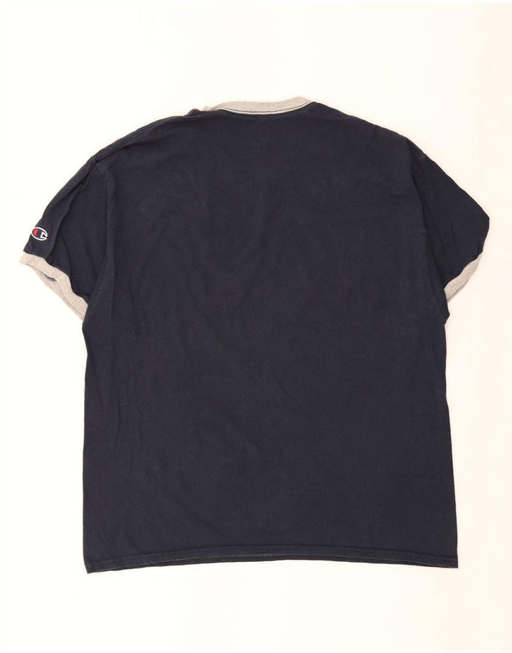 CHAMPION Mens T-Shirt Top XL Navy Blue