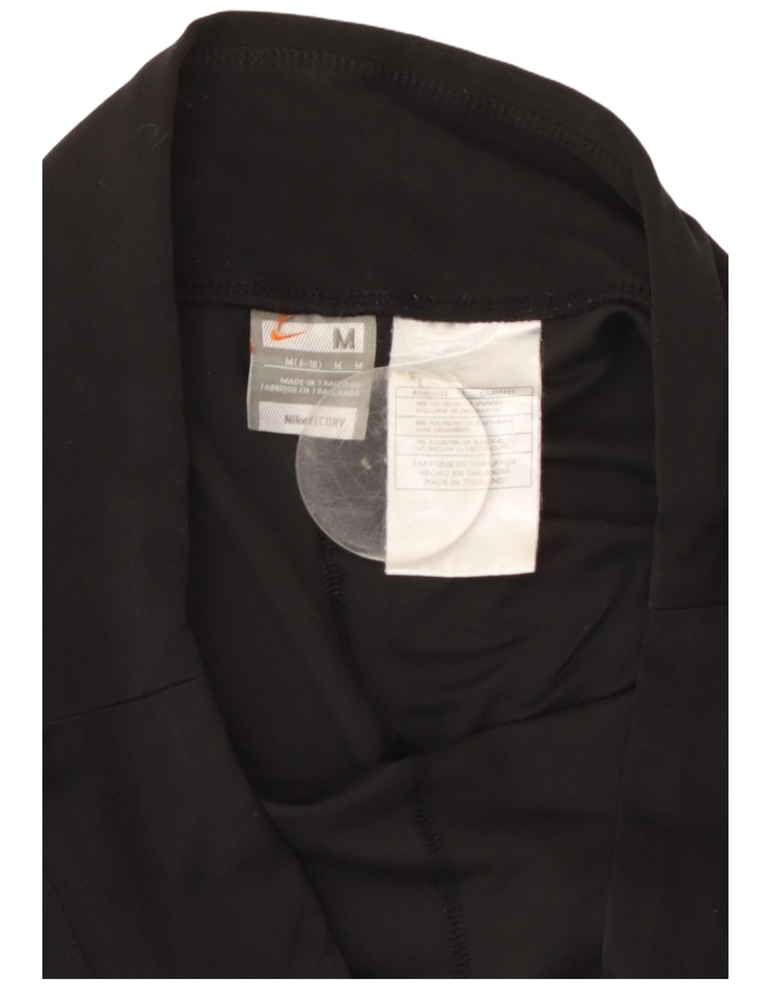 Leggings Capri da donna Nike US 8/10 poliestere nero medio