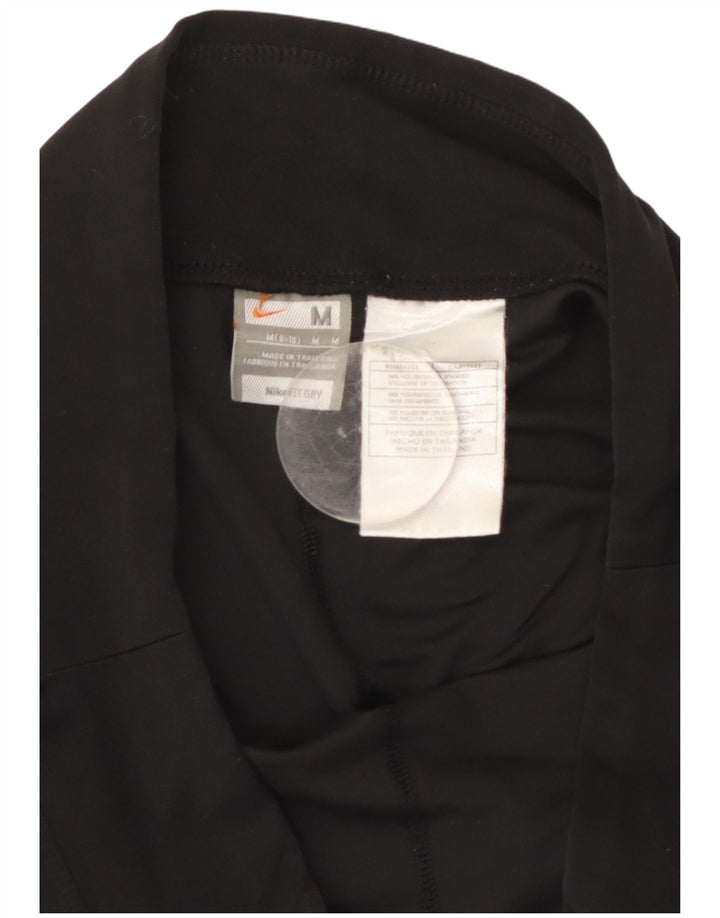 Leggings Capri da donna Nike US 8/10 poliestere nero medio