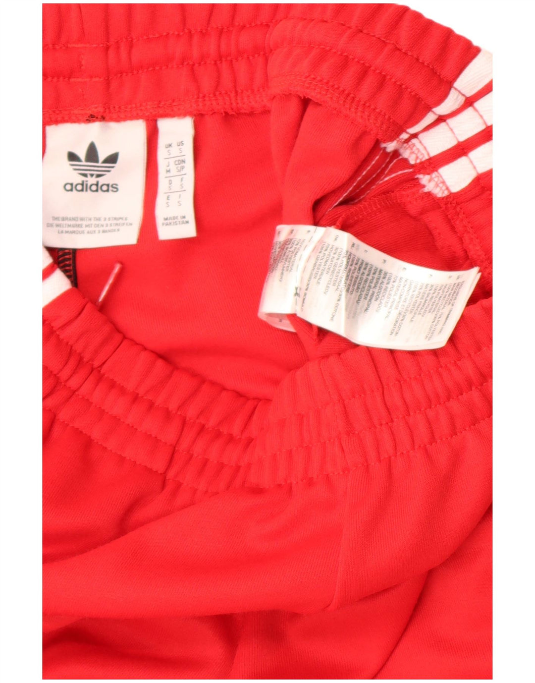 Pantaloni da tuta da uomo Adidas Joggers piccoli in poliestere rosso