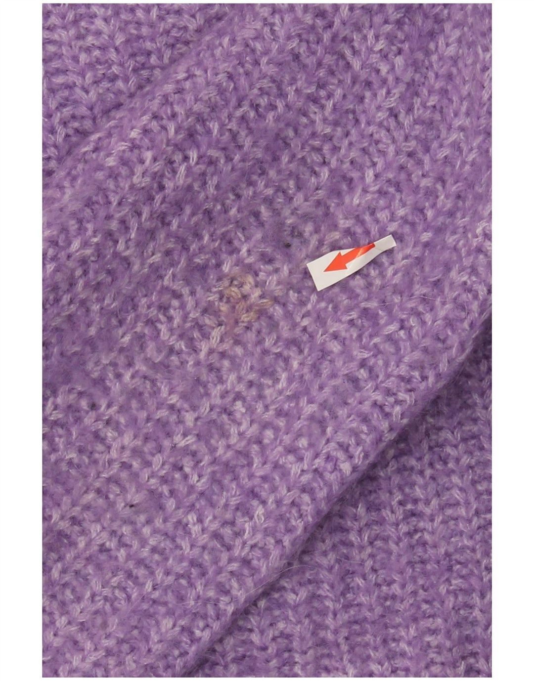 Maglione maglione girocollo da donna Zara UK 14 Poliestere viola medio