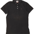 Polo da uomo Tommy Hilfiger XL in cotone nero