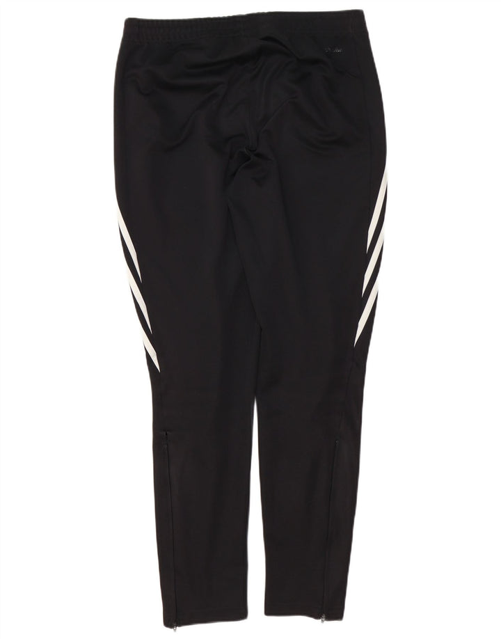 Pantaloni da tuta Adidas Climalite da uomo medio poliestere nero