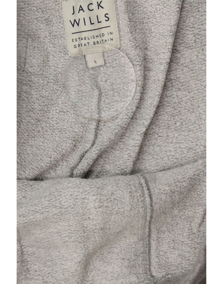 Pantaloni da tuta grafici da uomo Jack Wills grandi in cotone grigio